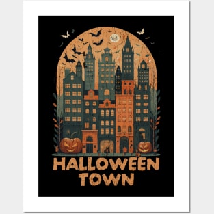 halloweentown - town scary Posters and Art